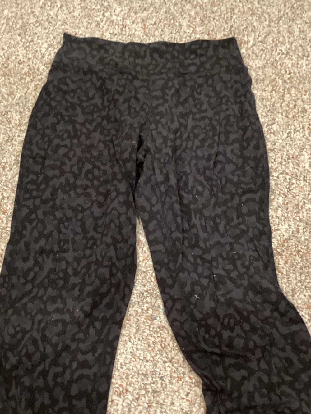 lululemon athletica Black Leopard Align Joggers